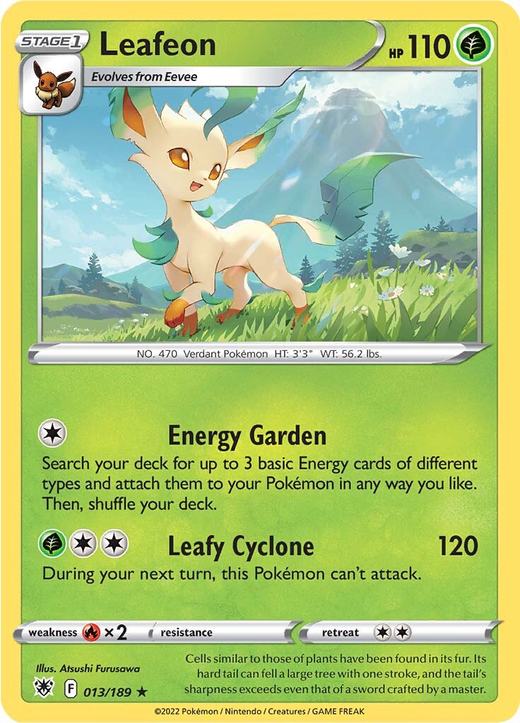 Leafeon (013/189) [Sword & Shield: Astral Radiance] | Infinity Cards & Collectibles