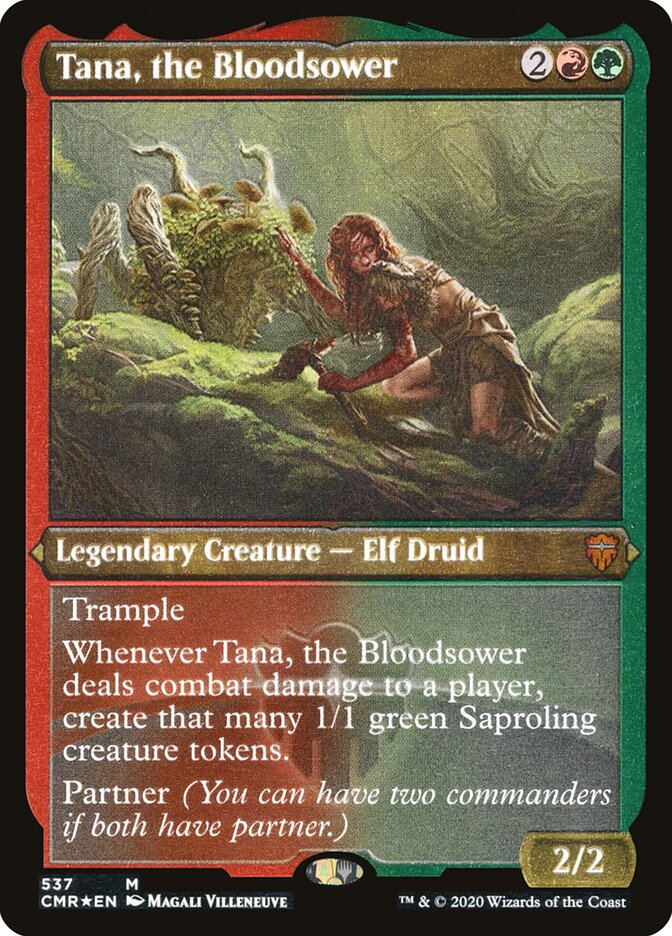 Tana, the Bloodsower (Etched) [Commander Legends] | Infinity Cards & Collectibles