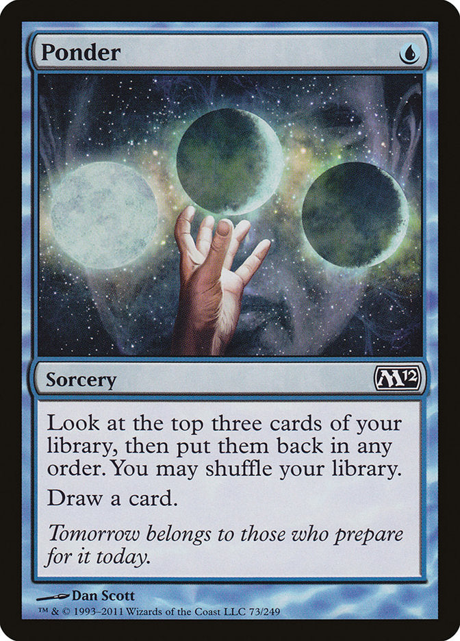 Ponder [Magic 2012] | Infinity Cards & Collectibles