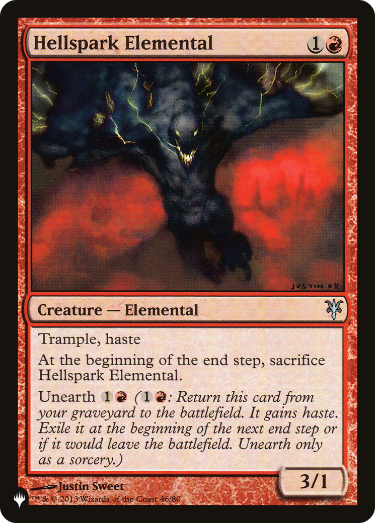 Hellspark Elemental [The List] | Infinity Cards & Collectibles