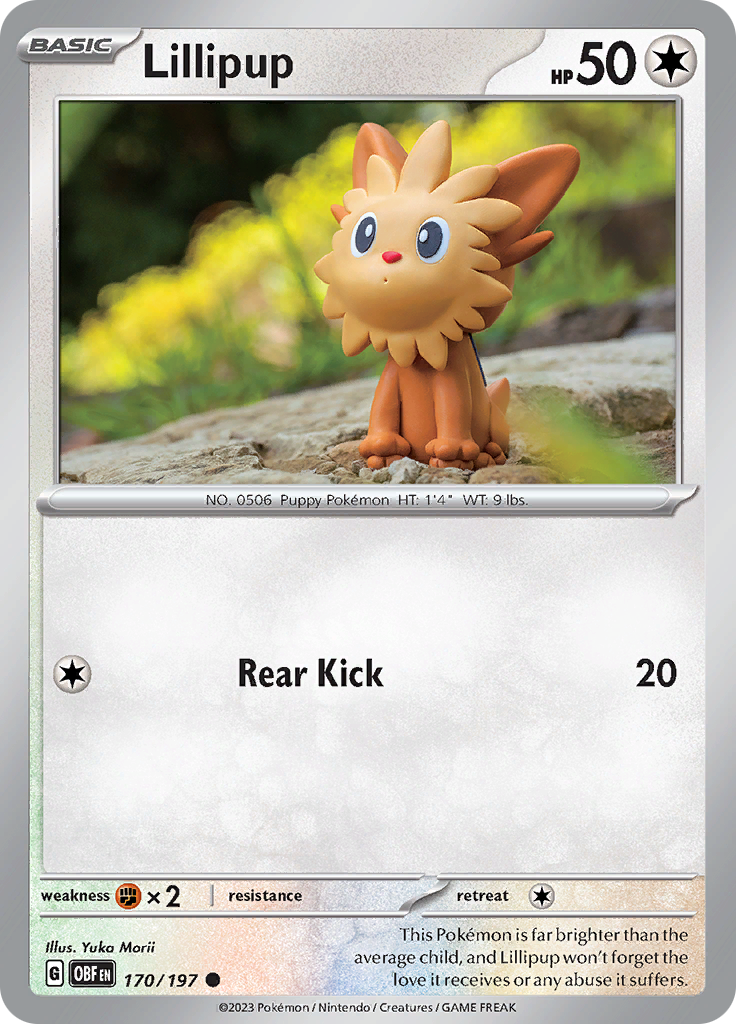 Lillipup (170/197) [Scarlet & Violet: Obsidian Flames] | Infinity Cards & Collectibles