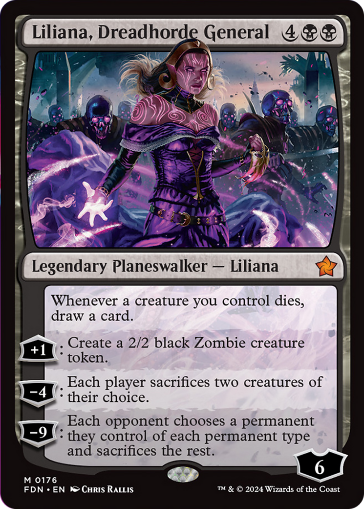 Liliana, Dreadhorde General [Foundations] | Infinity Cards & Collectibles