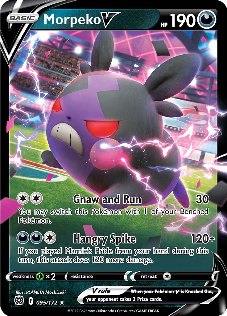 Morpeko V (095/172) [Sword & Shield: Brilliant Stars] | Infinity Cards & Collectibles
