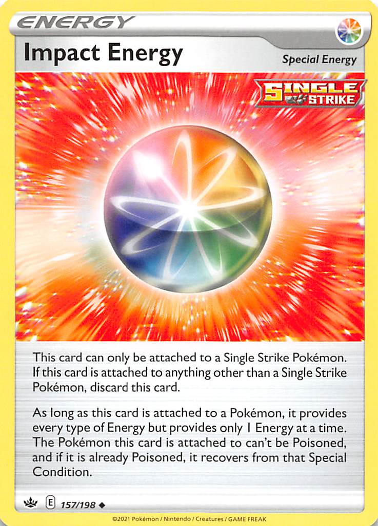 Impact Energy (157/198) [Sword & Shield: Chilling Reign] | Infinity Cards & Collectibles