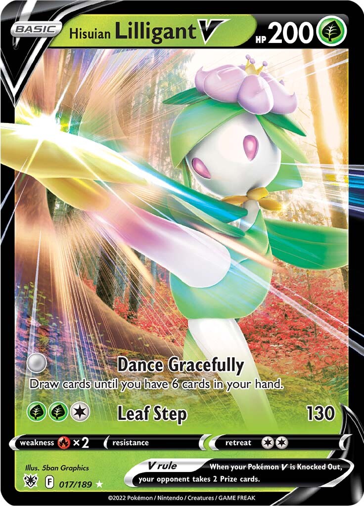 Hisuian Lilligant V (017/189) [Sword & Shield: Astral Radiance] | Infinity Cards & Collectibles