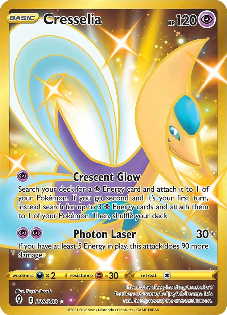 Cresselia (228/203) [Sword & Shield: Evolving Skies] | Infinity Cards & Collectibles