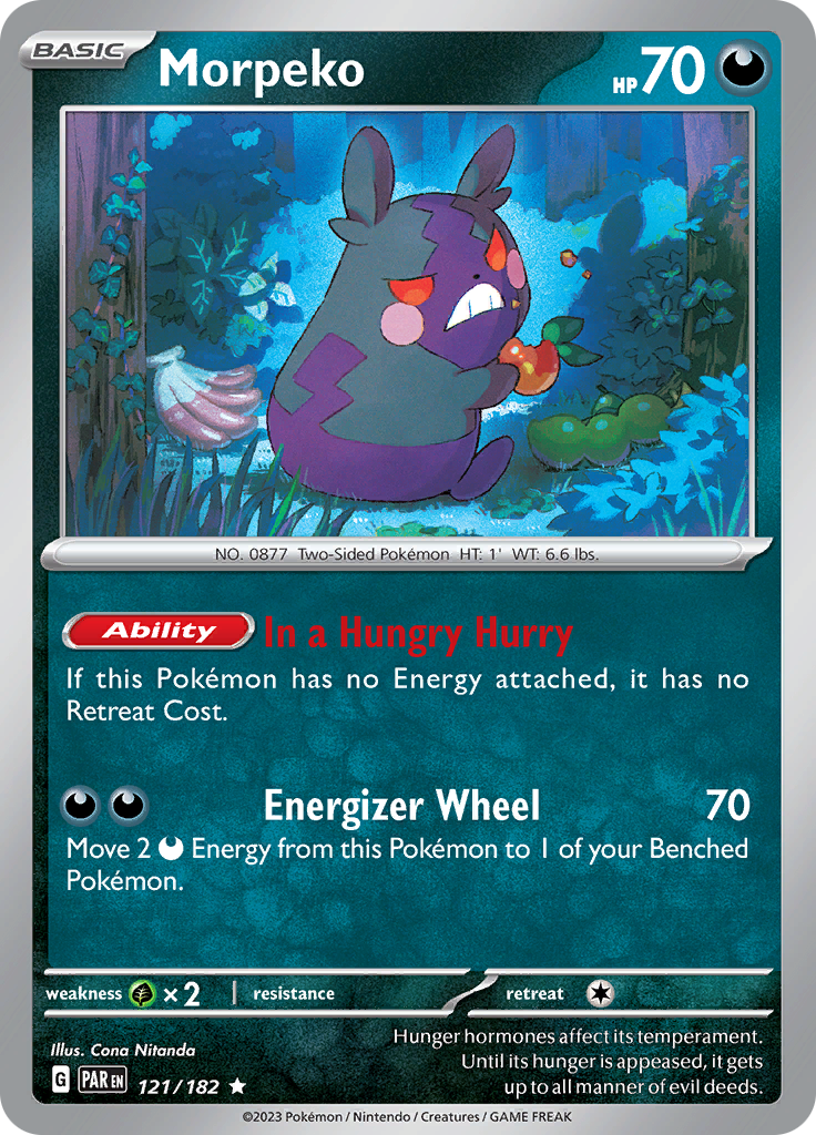 Morpeko (121/182) [Scarlet & Violet: Paradox Rift] | Infinity Cards & Collectibles