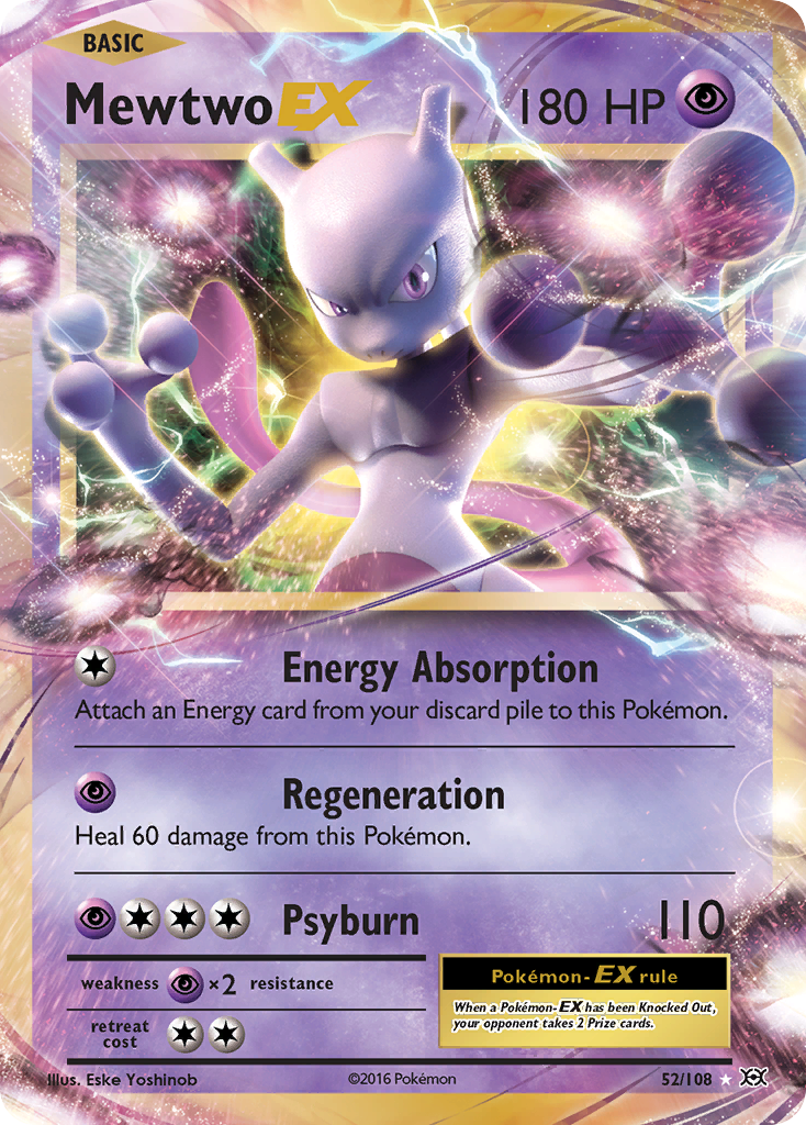 Mewtwo EX (52/108) [XY: Evolutions] | Infinity Cards & Collectibles
