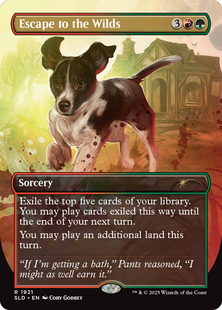 Escape to the Wilds (SLD-1921) - Secret Lair Drop (Borderless) Foil