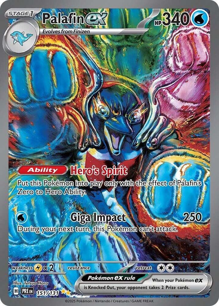 Palafin ex (151/131) [Scarlet & Violet: Prismatic Evolutions] | Infinity Cards & Collectibles