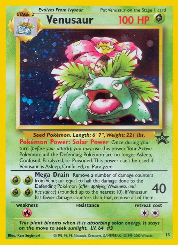 Venusaur (13) [Wizards of the Coast: Black Star Promos] | Infinity Cards & Collectibles