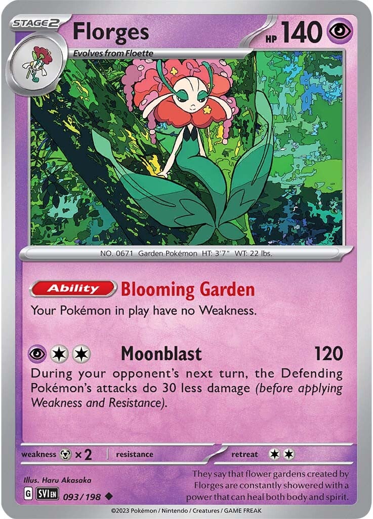 Florges (093/198) [Scarlet & Violet: Base Set] | Infinity Cards & Collectibles