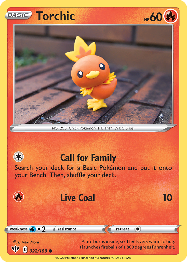 Torchic (022/189) [Sword & Shield: Darkness Ablaze] | Infinity Cards & Collectibles