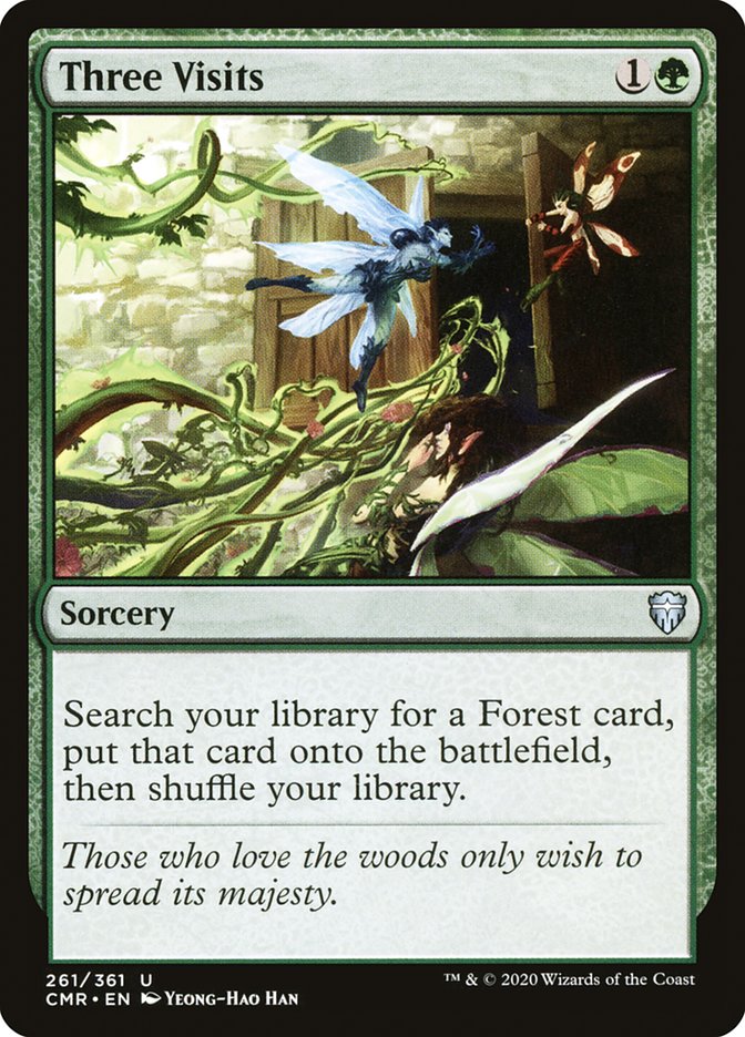 Three Visits [Commander Legends] | Infinity Cards & Collectibles