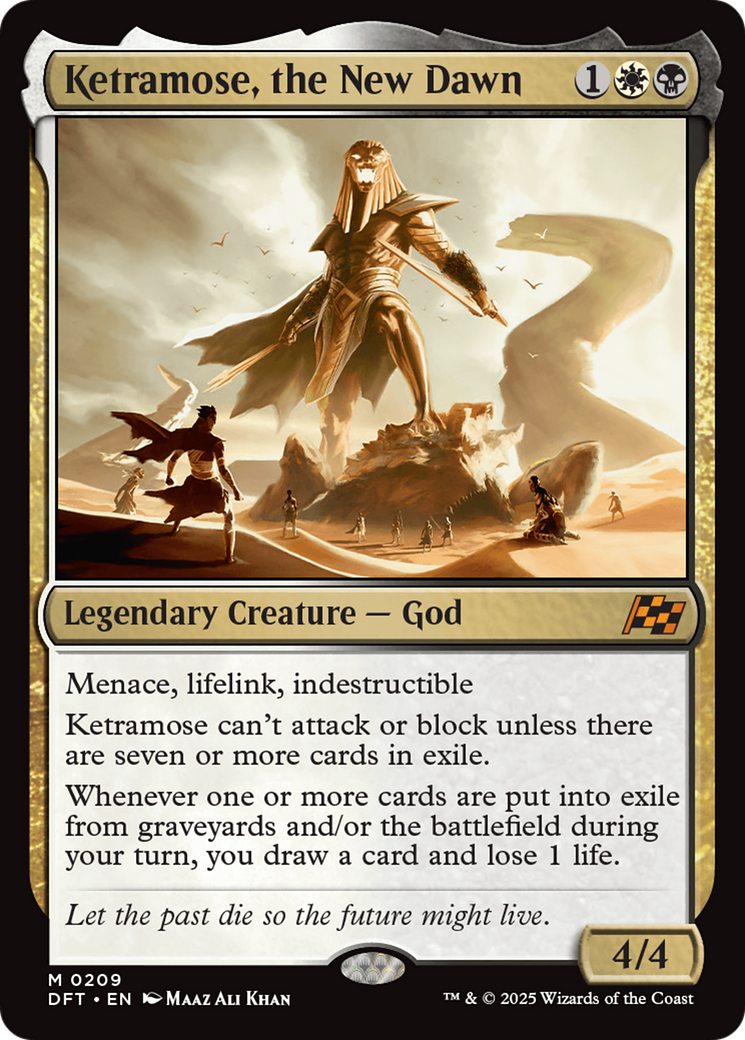 Ketramose, the New Dawn [Aetherdrift] | Infinity Cards & Collectibles