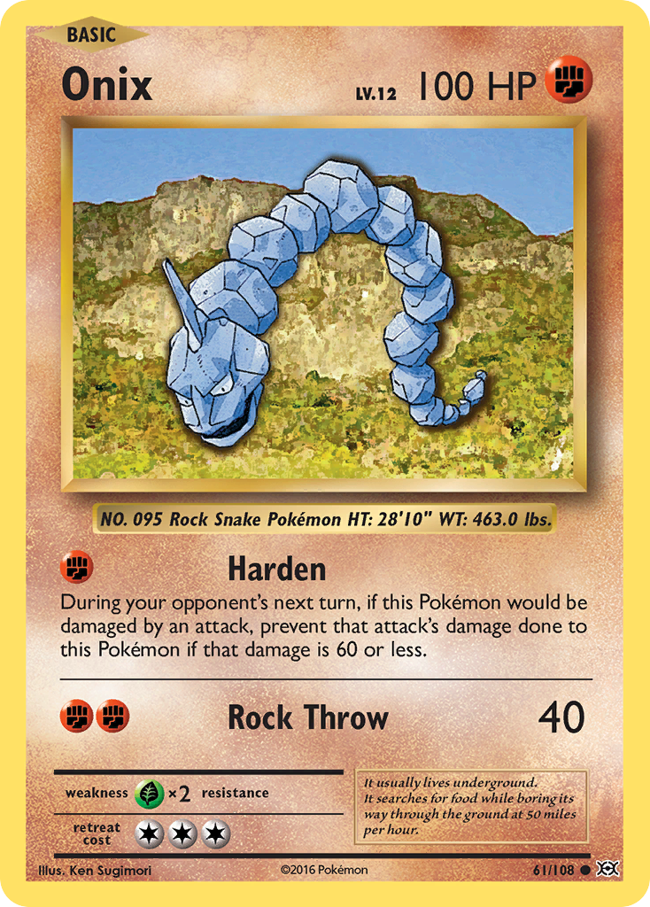 Onix (61/108) [XY: Evolutions] | Infinity Cards & Collectibles