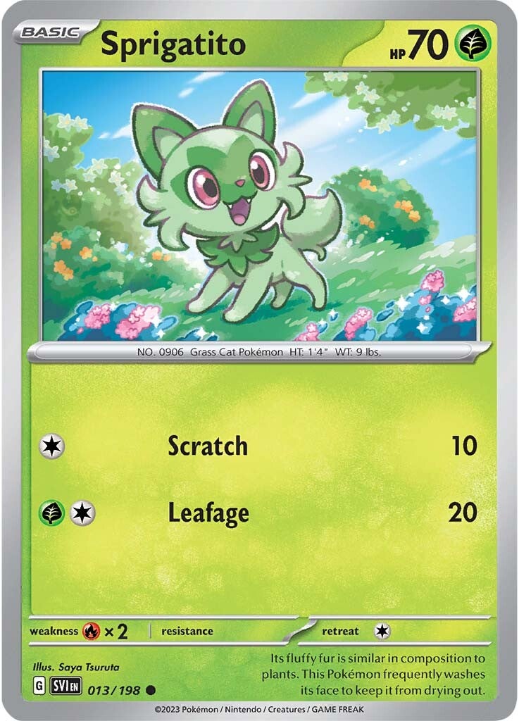 Sprigatito (013/198) [Scarlet & Violet: Base Set] | Infinity Cards & Collectibles