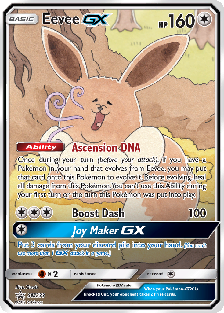 Eevee GX (SM233) [Sun & Moon: Black Star Promos] | Infinity Cards & Collectibles