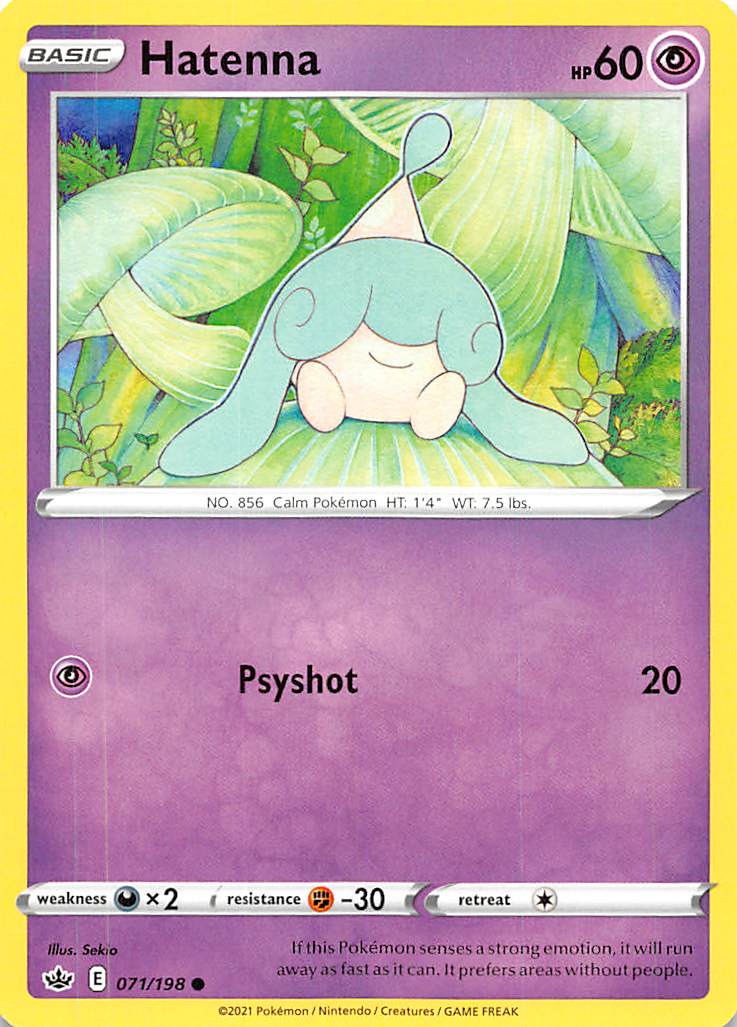 Hatenna (071/198) [Sword & Shield: Chilling Reign] | Infinity Cards & Collectibles