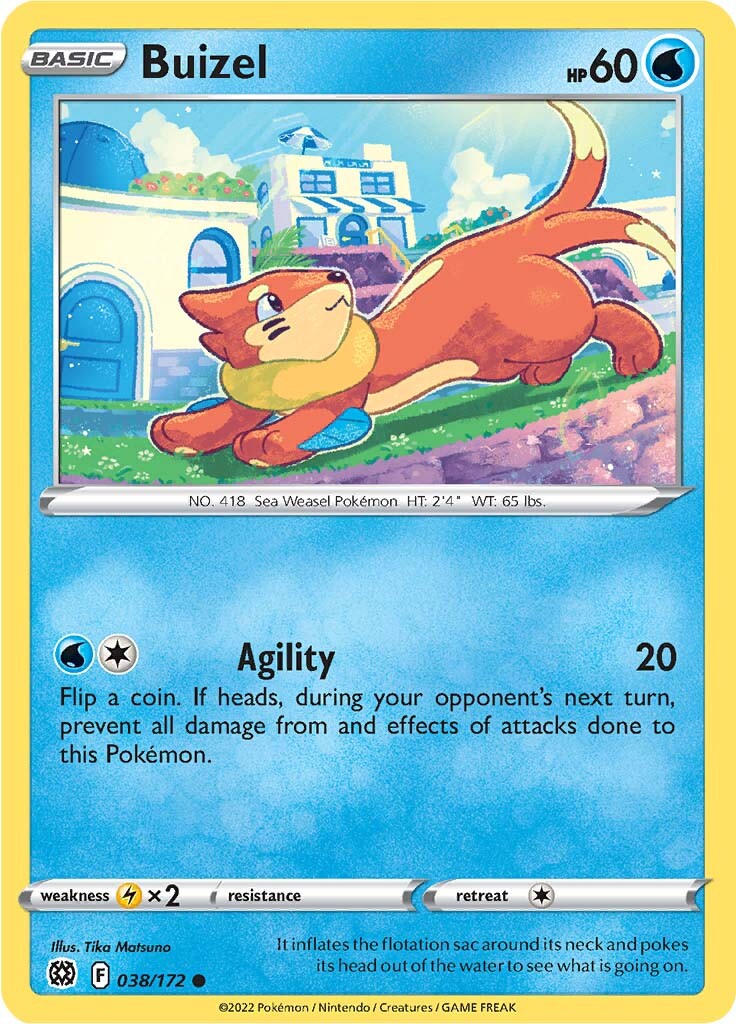 Buizel (038/172) [Sword & Shield: Brilliant Stars] | Infinity Cards & Collectibles