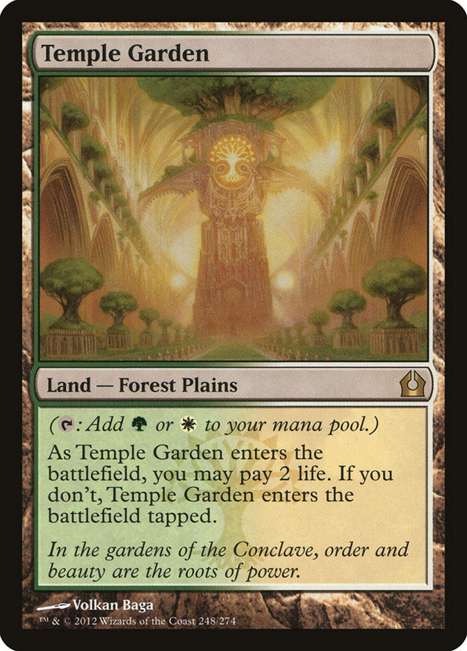 Temple Garden [Return to Ravnica] | Infinity Cards & Collectibles
