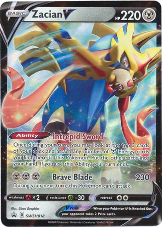 Zacian V (SWSH018) [Sword & Shield: Black Star Promos] | Infinity Cards & Collectibles