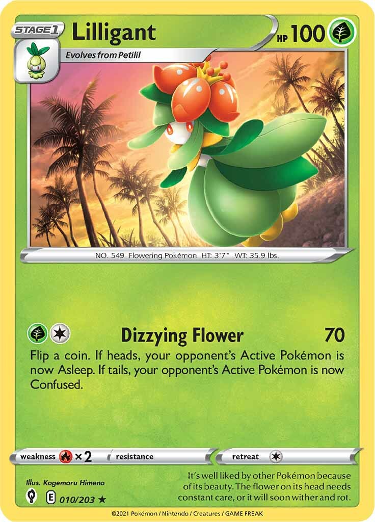 Lilligant (010/203) [Sword & Shield: Evolving Skies] | Infinity Cards & Collectibles