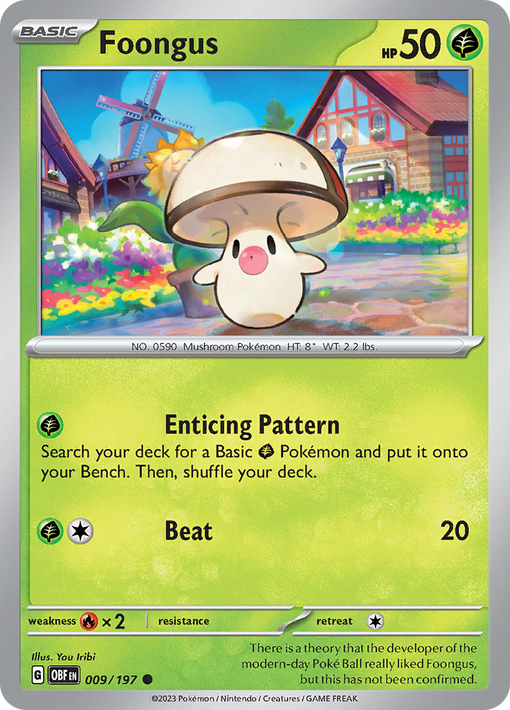 Foongus (009/197) [Scarlet & Violet: Obsidian Flames] | Infinity Cards & Collectibles