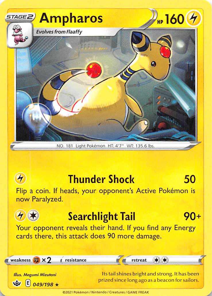 Ampharos (049/198) [Sword & Shield: Chilling Reign] | Infinity Cards & Collectibles