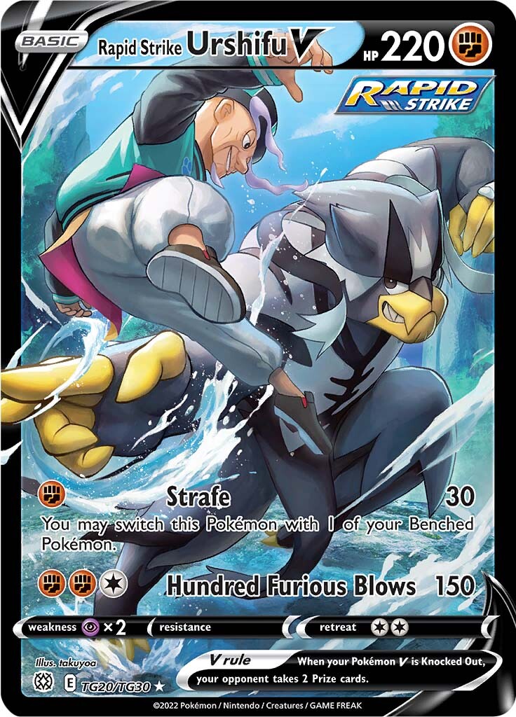 Rapid Strike Urshifu V (TG20/TG30) [Sword & Shield: Brilliant Stars] | Infinity Cards & Collectibles