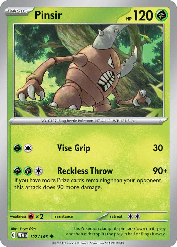 Pinsir (127/165) [Scarlet & Violet 151] | Infinity Cards & Collectibles
