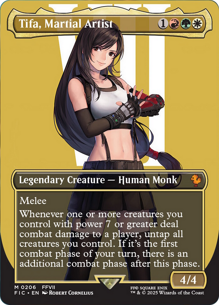 Tifa, Martial Artist (Borderless) [FINAL FANTASY Commander] | Infinity Cards & Collectibles