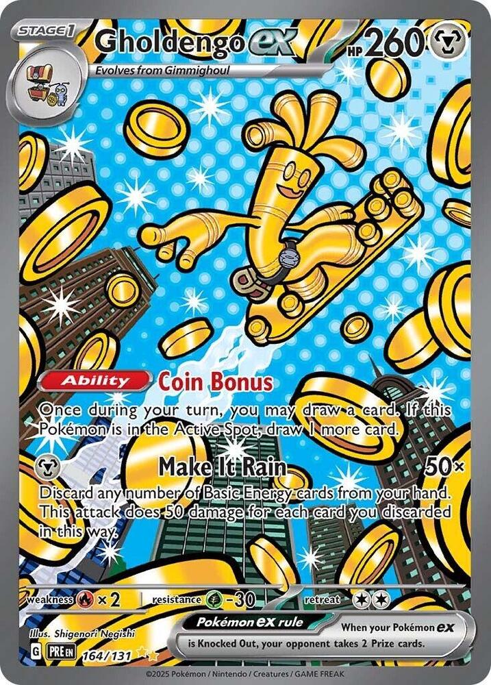Gholdengo ex (164/131) [Scarlet & Violet: Prismatic Evolutions] | Infinity Cards & Collectibles