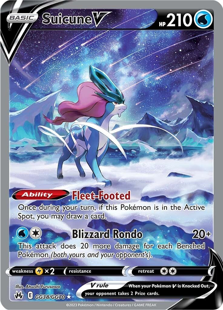 Suicune V (GG38/GG70) [Sword & Shield: Crown Zenith] | Infinity Cards & Collectibles