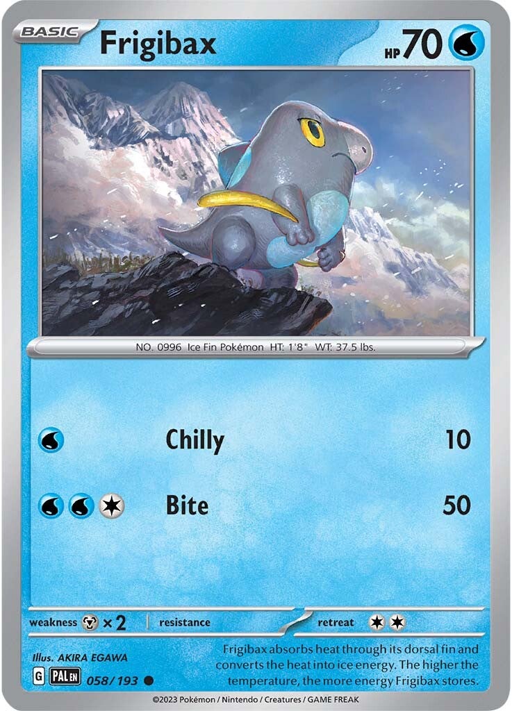 Frigibax (058/193) [Scarlet & Violet: Paldea Evolved] | Infinity Cards & Collectibles