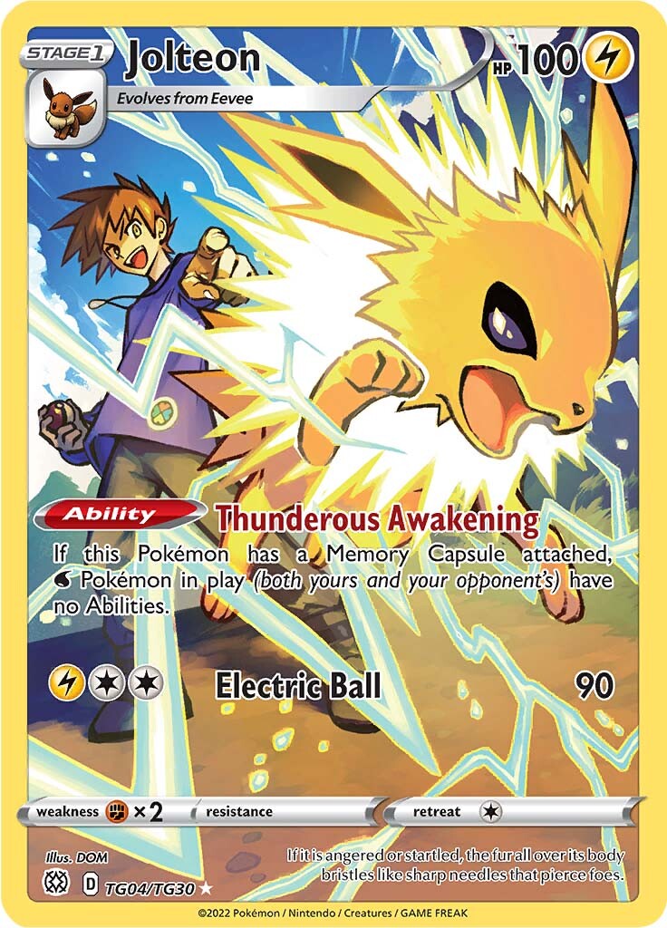 Jolteon (TG04/TG30) [Sword & Shield: Brilliant Stars] | Infinity Cards & Collectibles