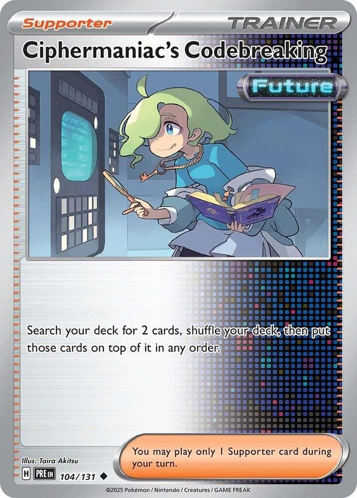Ciphermaniac's Codebreaking (104/131) [Scarlet & Violet: Prismatic Evolutions] | Infinity Cards & Collectibles