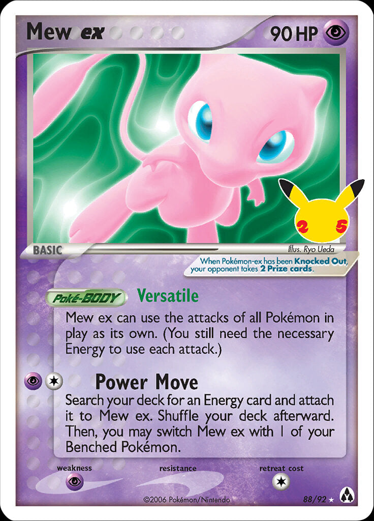 Mew ex (88/92) [Celebrations: 25th Anniversary - Classic Collection] | Infinity Cards & Collectibles