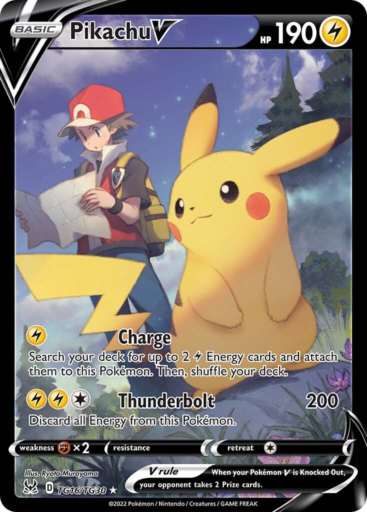 Pikachu V (TG16/TG30) [Sword & Shield: Lost Origin] | Infinity Cards & Collectibles