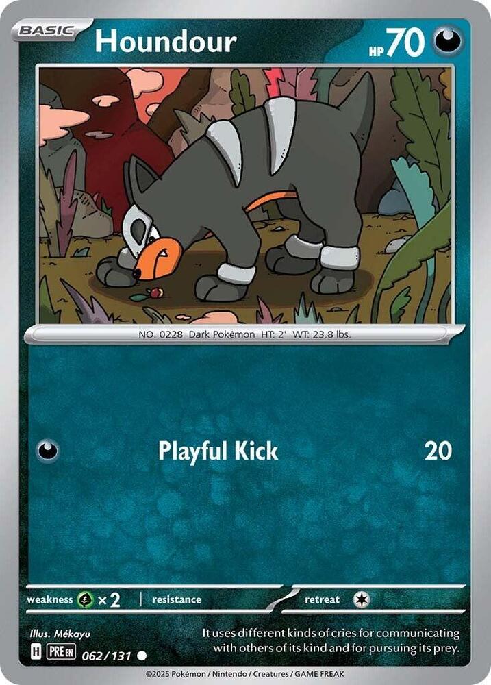 Houndour (062/131) [Scarlet & Violet: Prismatic Evolutions] | Infinity Cards & Collectibles