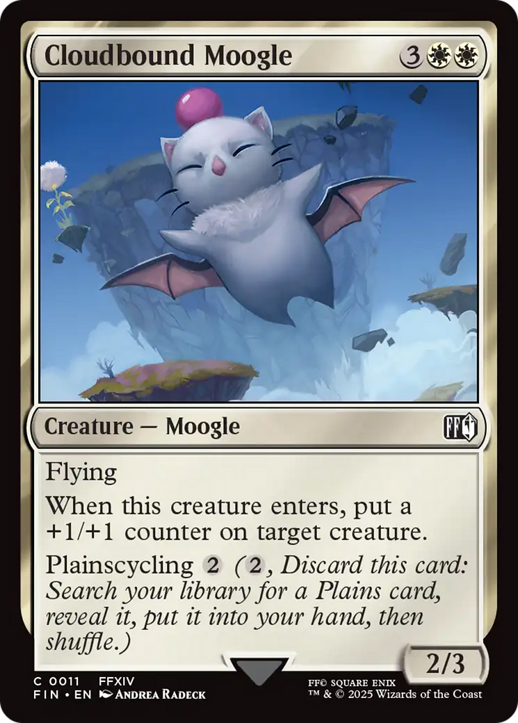 Cloudbound Moogle [FINAL FANTASY] | Infinity Cards & Collectibles