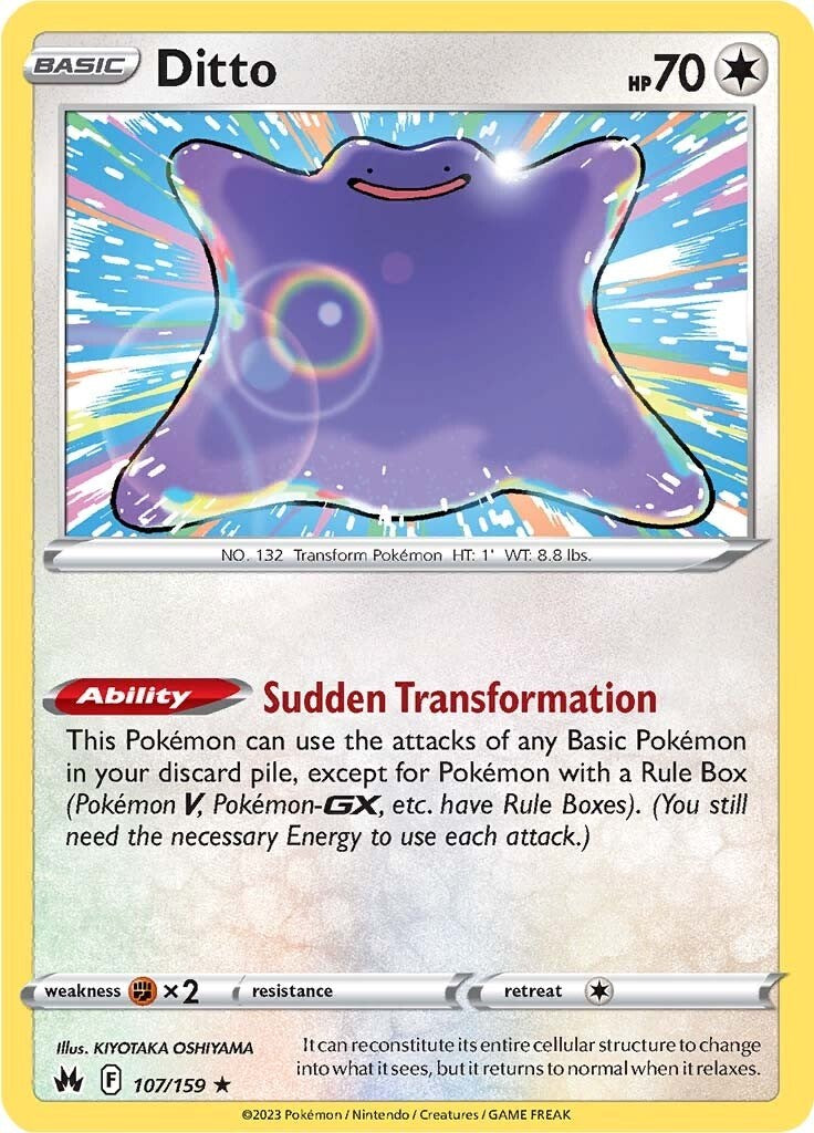 Ditto (107/159) [Sword & Shield: Crown Zenith] | Infinity Cards & Collectibles