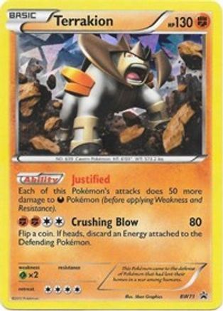 Terrakion (BW71) [Black & White: Black Star Promos]