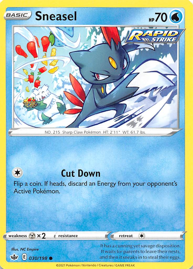 Sneasel (030/198) [Sword & Shield: Chilling Reign] | Infinity Cards & Collectibles
