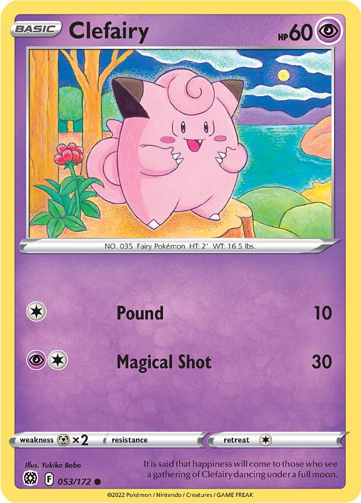 Clefairy (053/172) [Sword & Shield: Brilliant Stars] | Infinity Cards & Collectibles