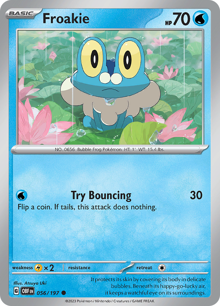 Froakie (056/197) [Scarlet & Violet: Obsidian Flames] | Infinity Cards & Collectibles
