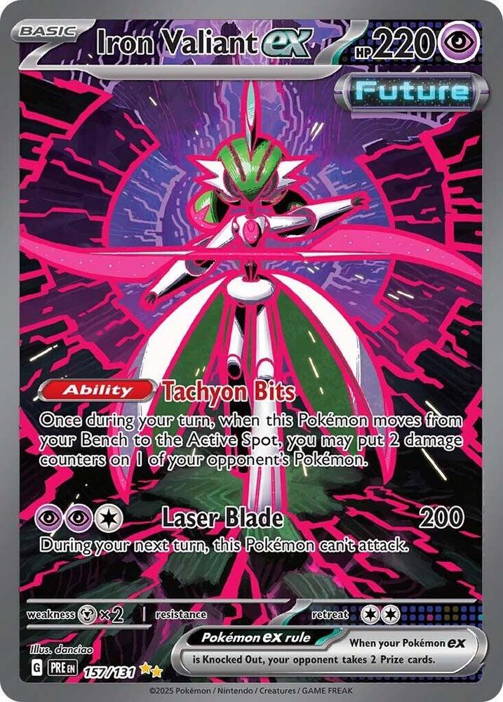 Iron Valiant ex (157/131) [Scarlet & Violet: Prismatic Evolutions] | Infinity Cards & Collectibles