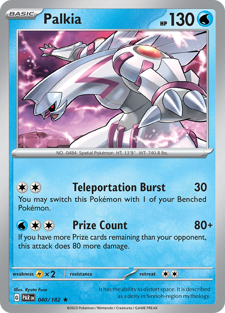 Palkia (040/182) [Scarlet & Violet: Paradox Rift] | Infinity Cards & Collectibles