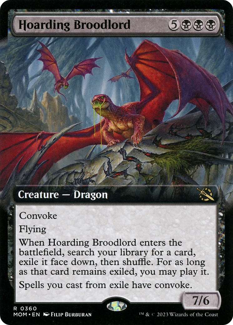 Hoarding Broodlord (Extended Art) [March of the Machine] | Infinity Cards & Collectibles