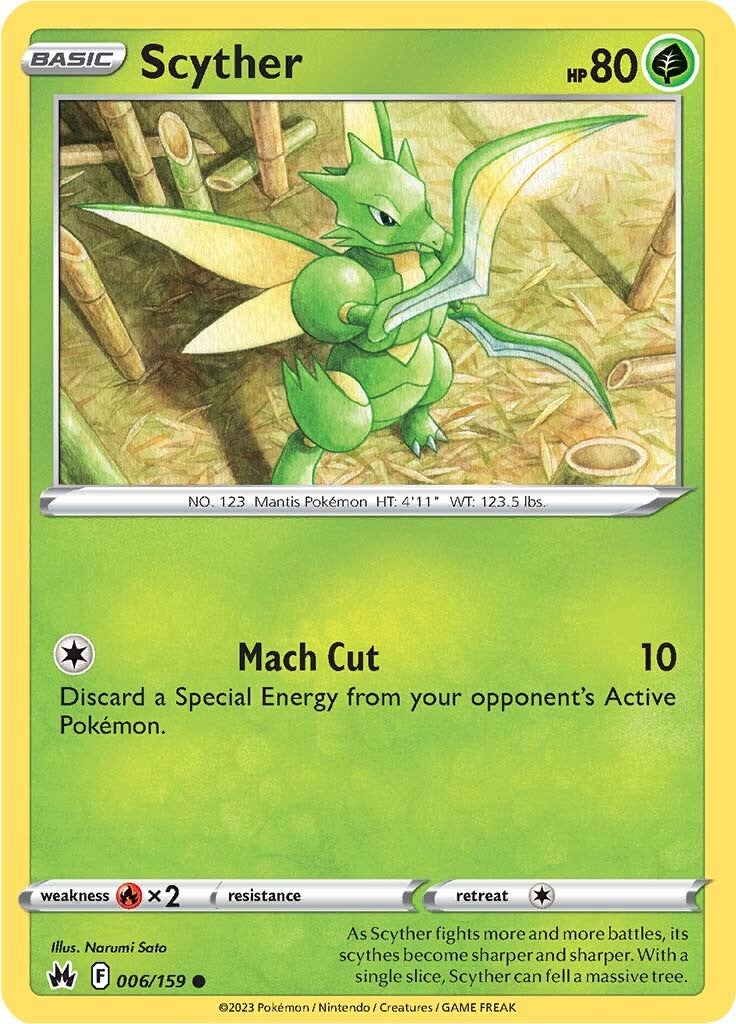 Scyther (006/159) [Sword & Shield: Crown Zenith] | Infinity Cards & Collectibles